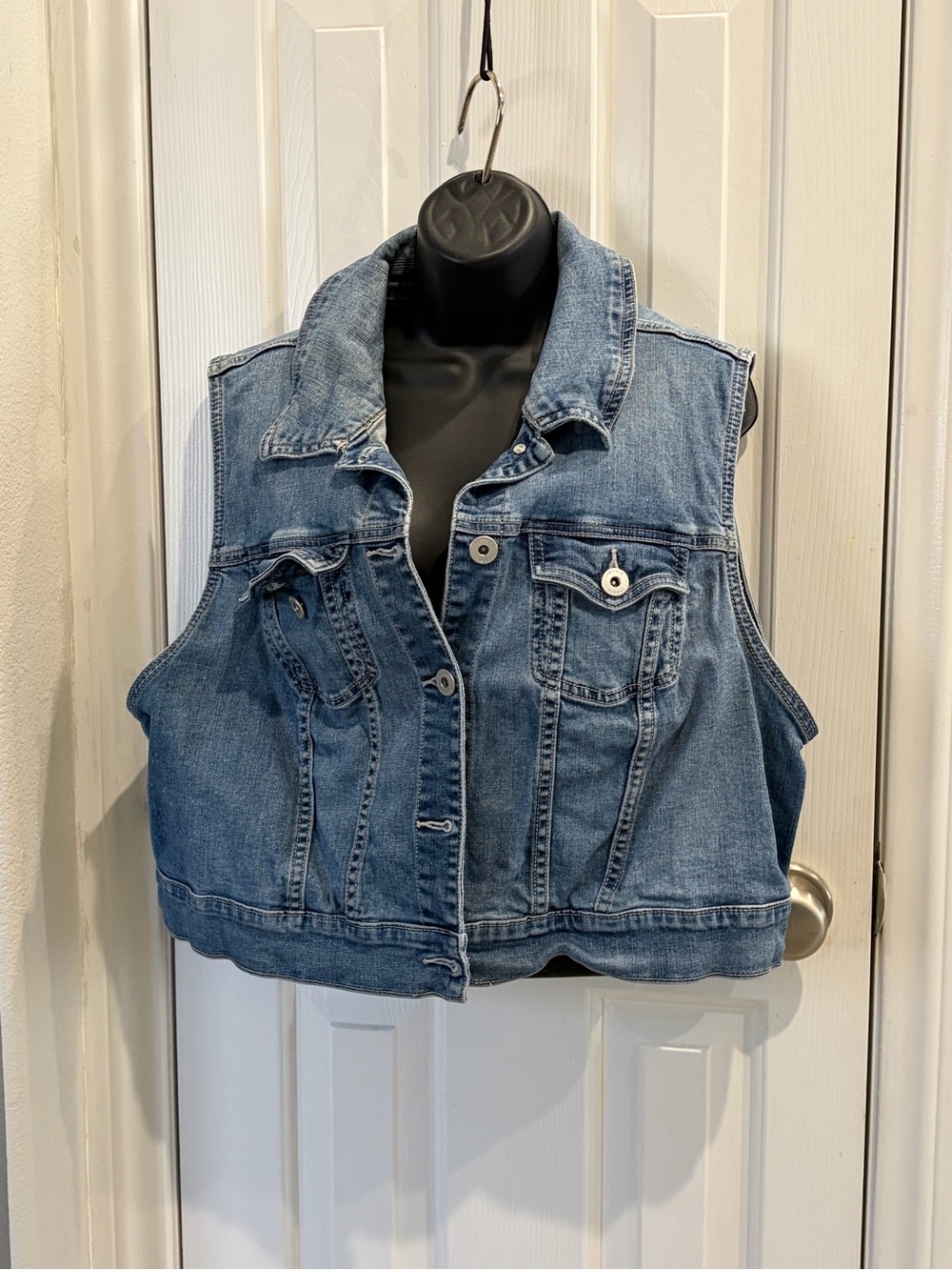 Torrid Classic Blue Denim Vest